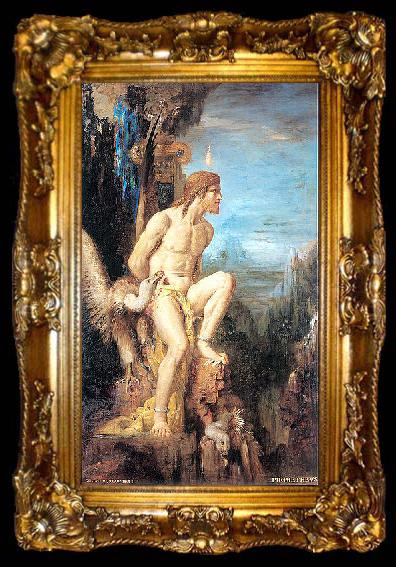 framed  Gustave Moreau Prometheus, ta009-2